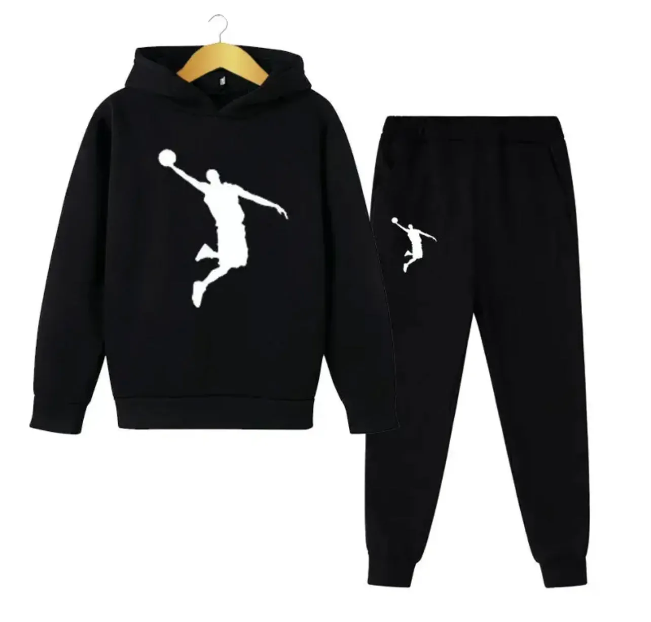 2Pcs Hoodie Pants Sports Suits 4-13 Years, Tracksuits