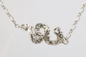 36" John Hardy 925 Silver Naga Dragon Necklace (29.21g.)