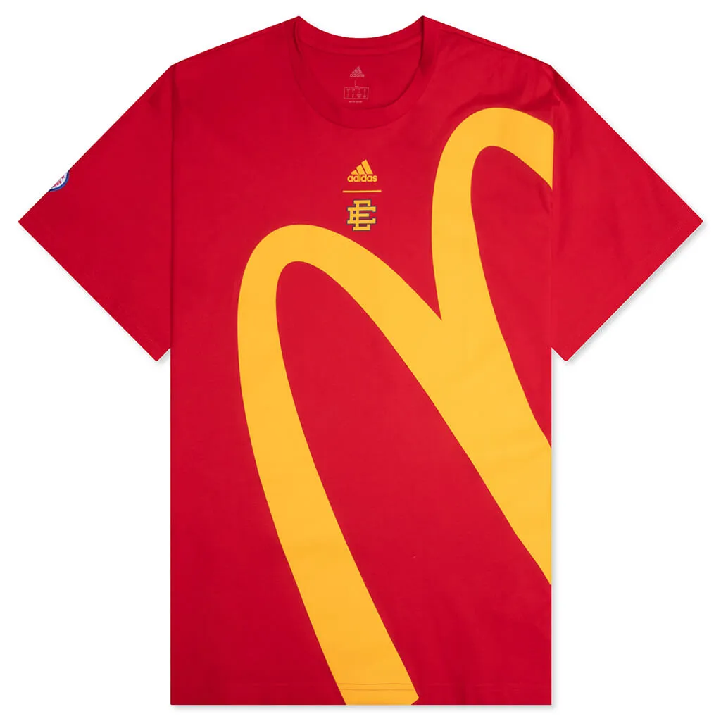 Adidas Originals x Eric Emanuel x McDonald's GFX Tee - Red