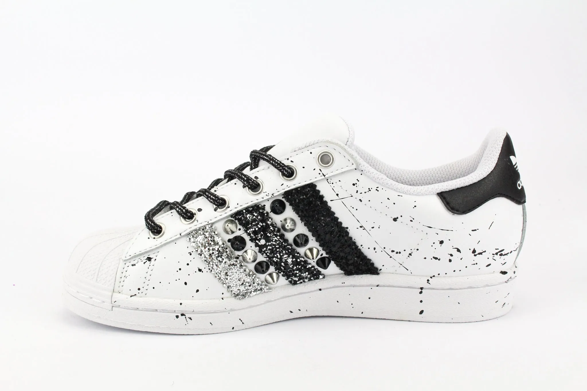 Adidas Superstar Glitter Borchie & Vernice