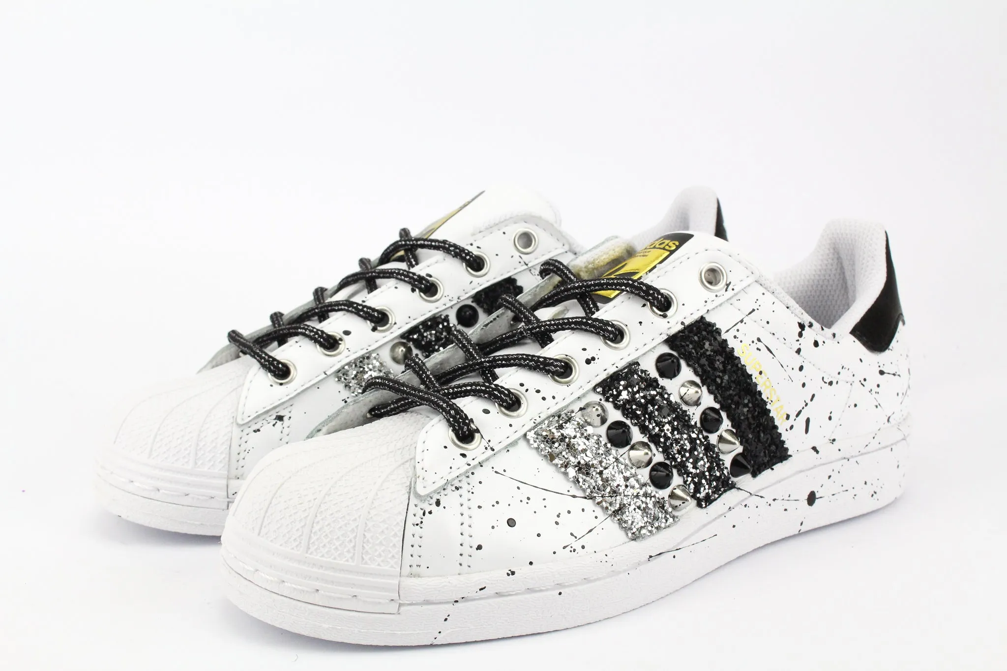 Adidas Superstar Glitter Borchie & Vernice