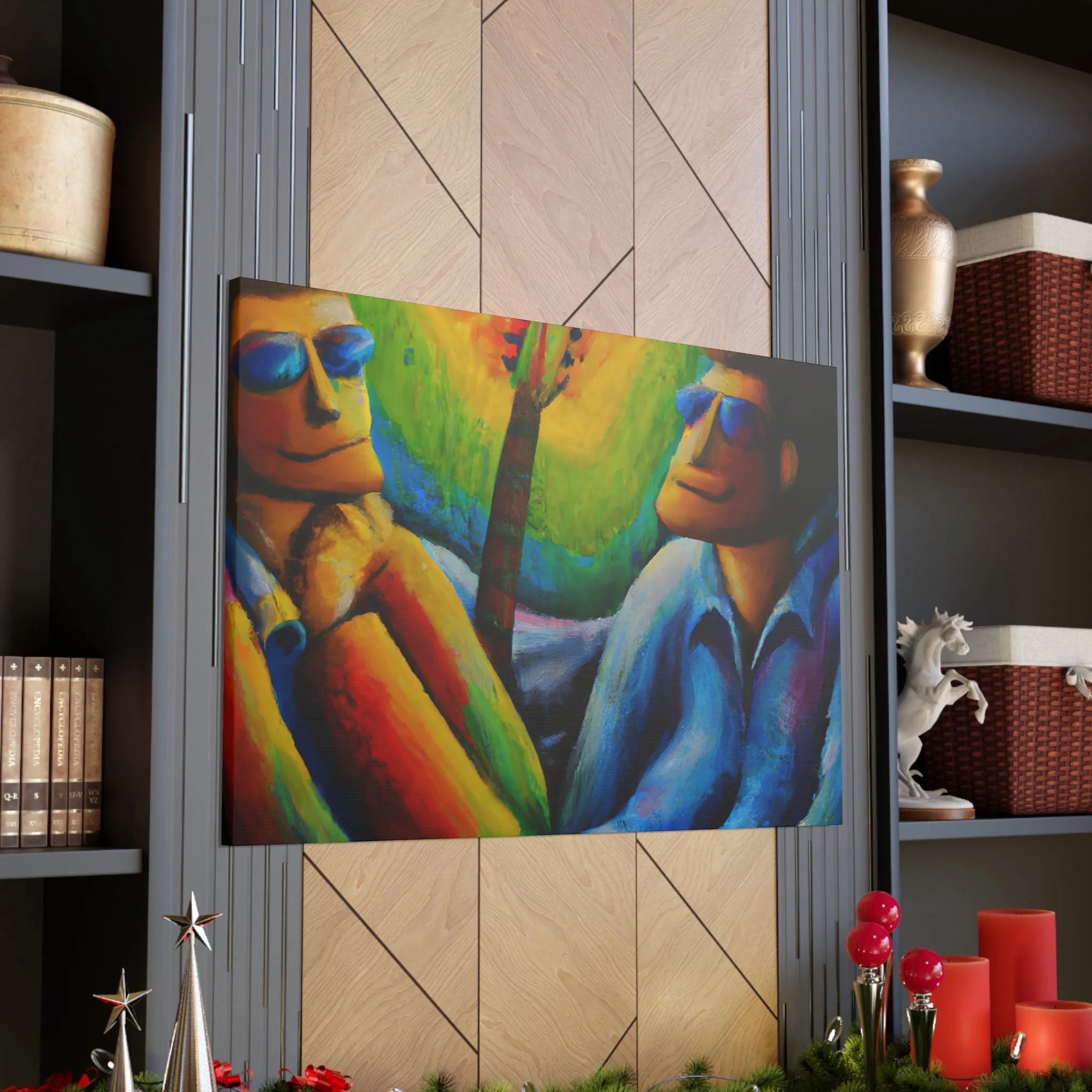 AlecX - Gay Love Canvas Art