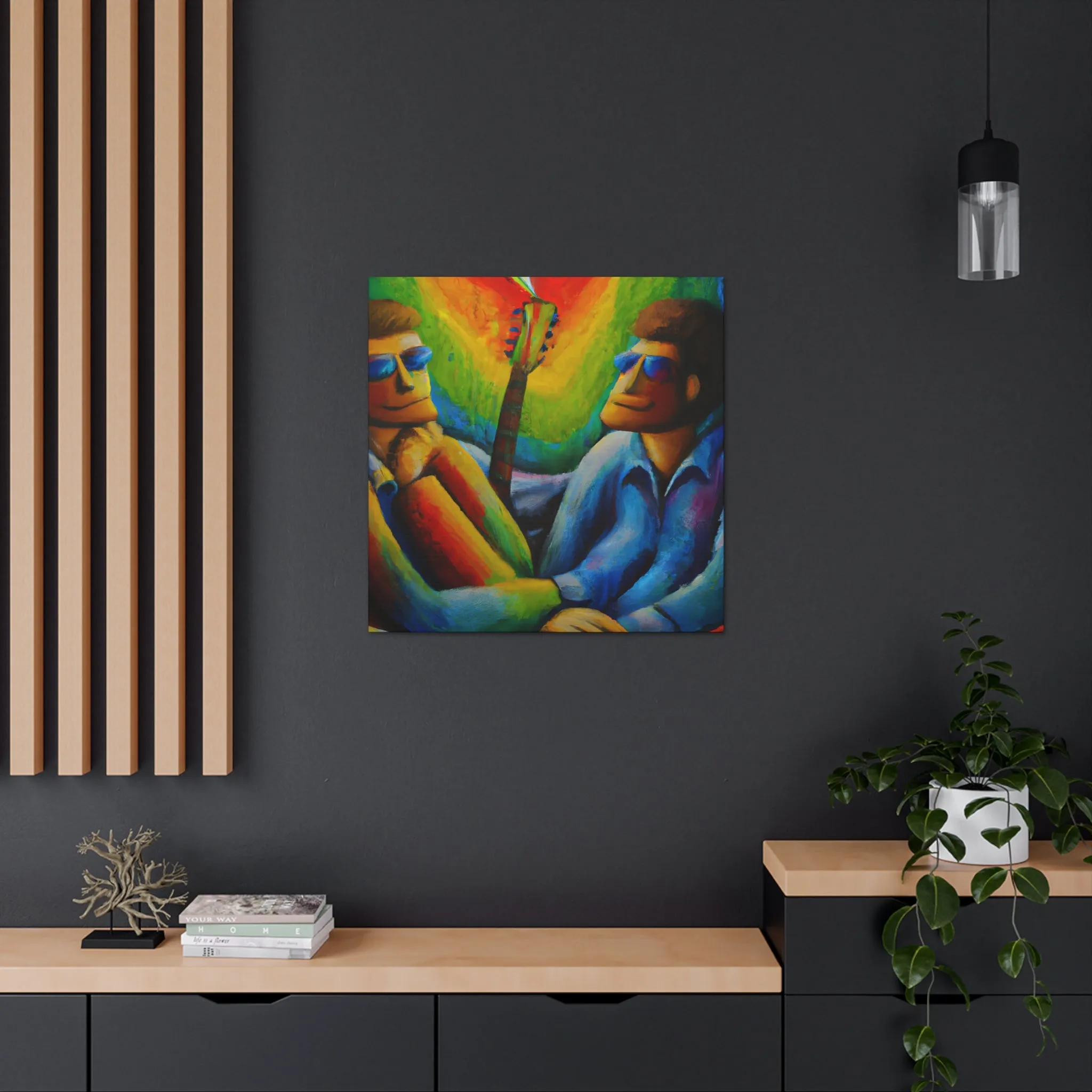 AlecX - Gay Love Canvas Art