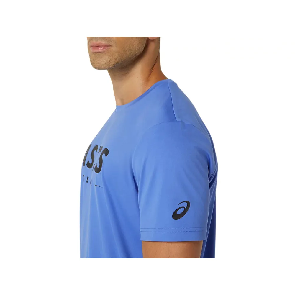 ASICS Men's Court Tennis Graphic Top (Sapphire)