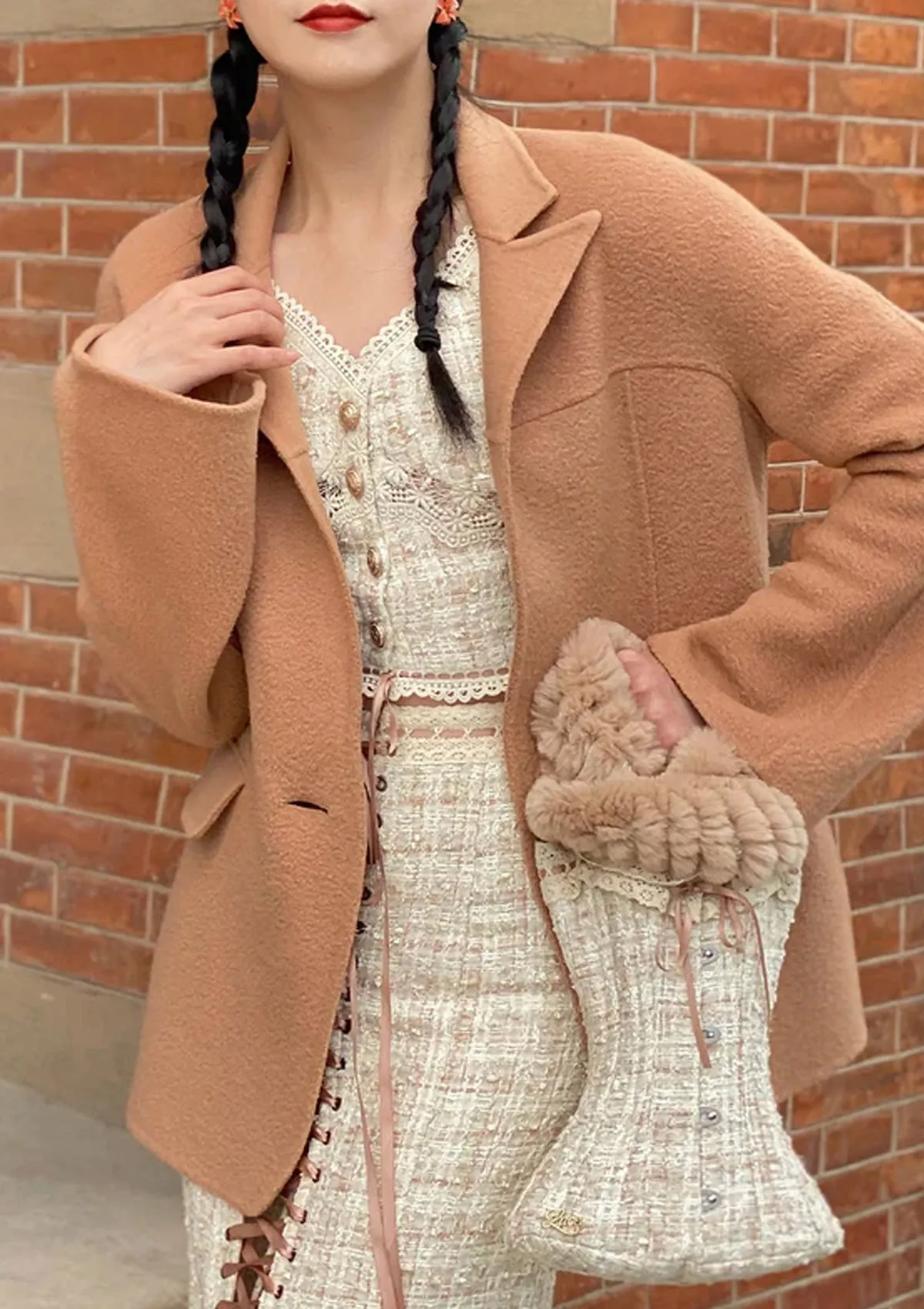 Autumn Apricot Coat