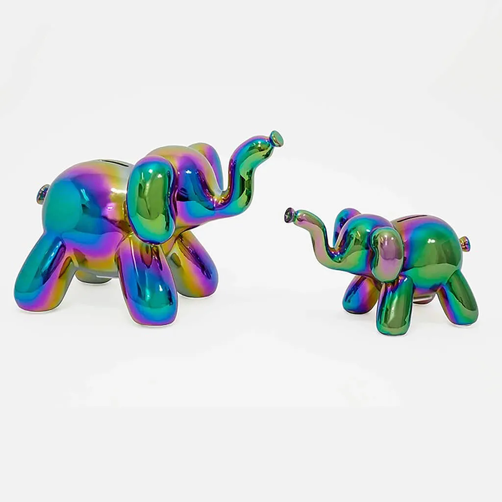 Balloon Baby Elephant Rainbow