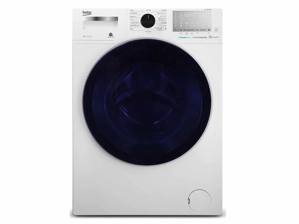 Beko 8kg Washer with Bluetooth & SteamCure – 4     (WCV8746X0)