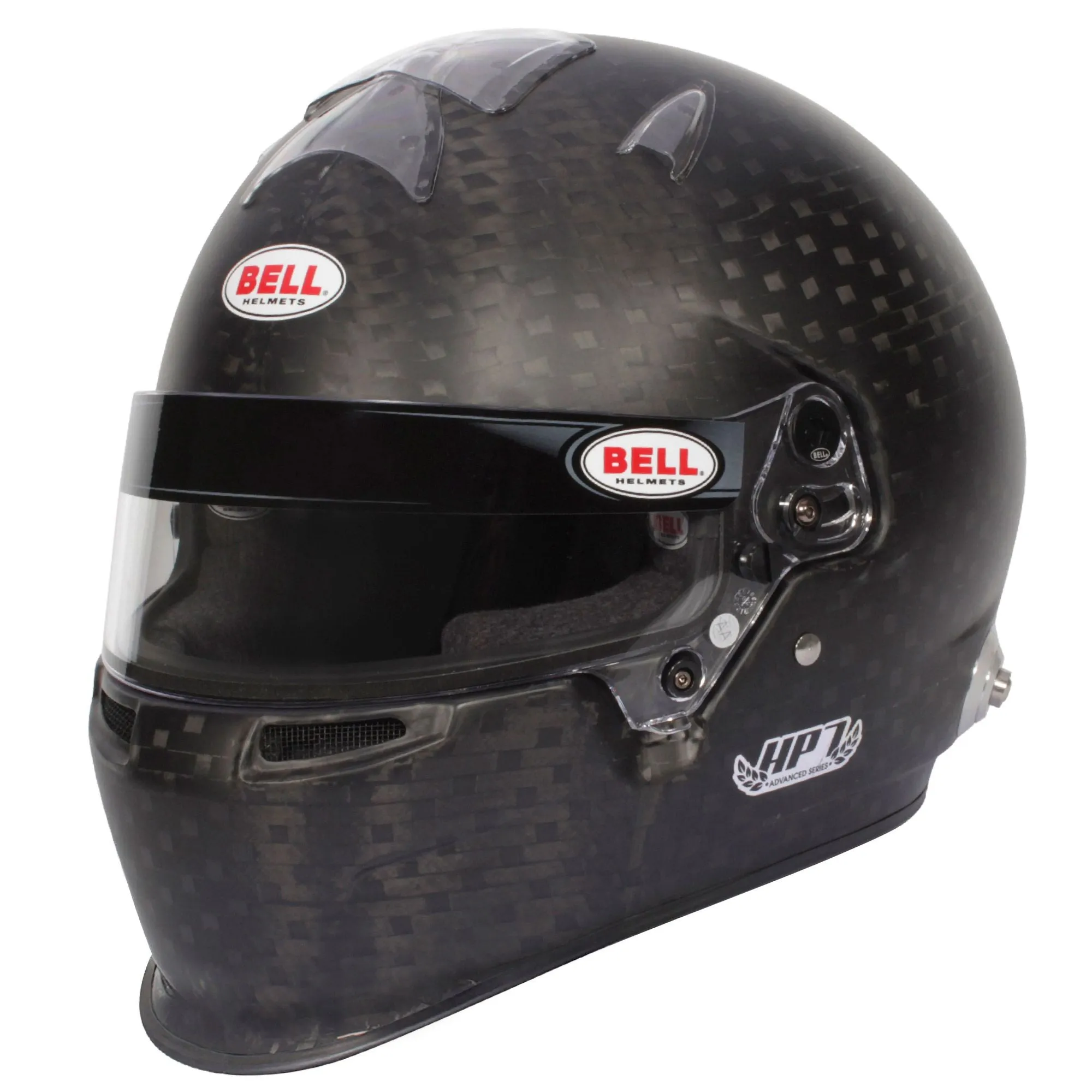 Bell HP7 Carbon Helmet With Duckbill Spoiler, FIA 8860-2018  FREE HP Premium Bag