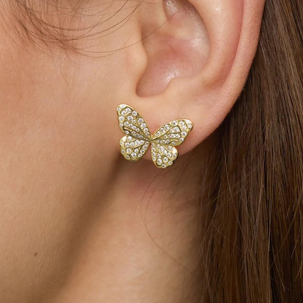 Butterfly Stud Earrings