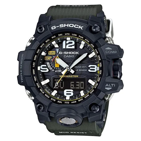 CASIO G-SHOCK MENS 200M TRIPLE SENSOR MUDMASTER - GWG-1000-1A3DR