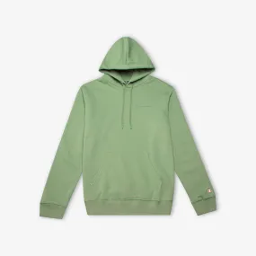 Champion Legacy Hoodie Small Script Logo Fleece 218287 Green