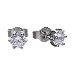 Claw Set 1 Carat Total Zirconia Earrings - E5630