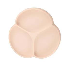 Glitter & Spice Silicone Suction Plate - Blush