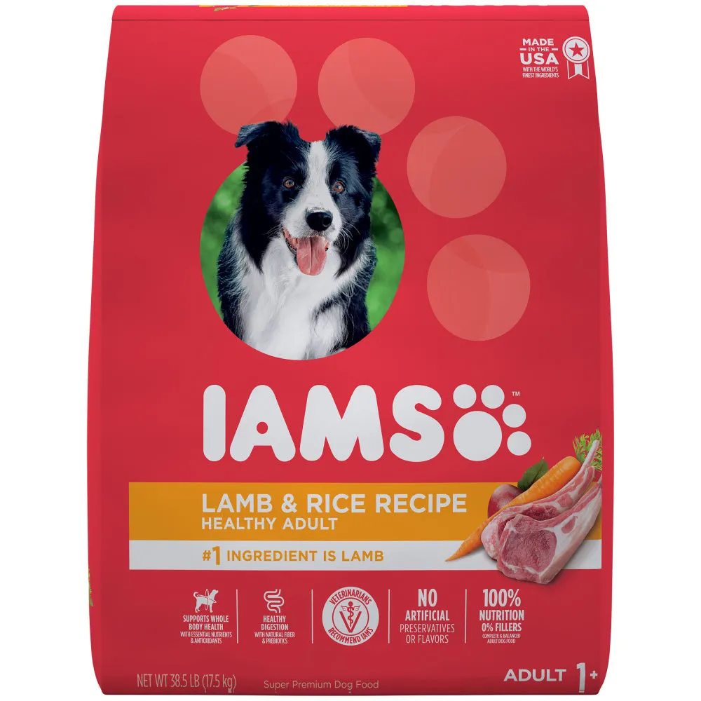 Iams Proactive Health Adult High Protein Lamb & Rice Dry Dog Food