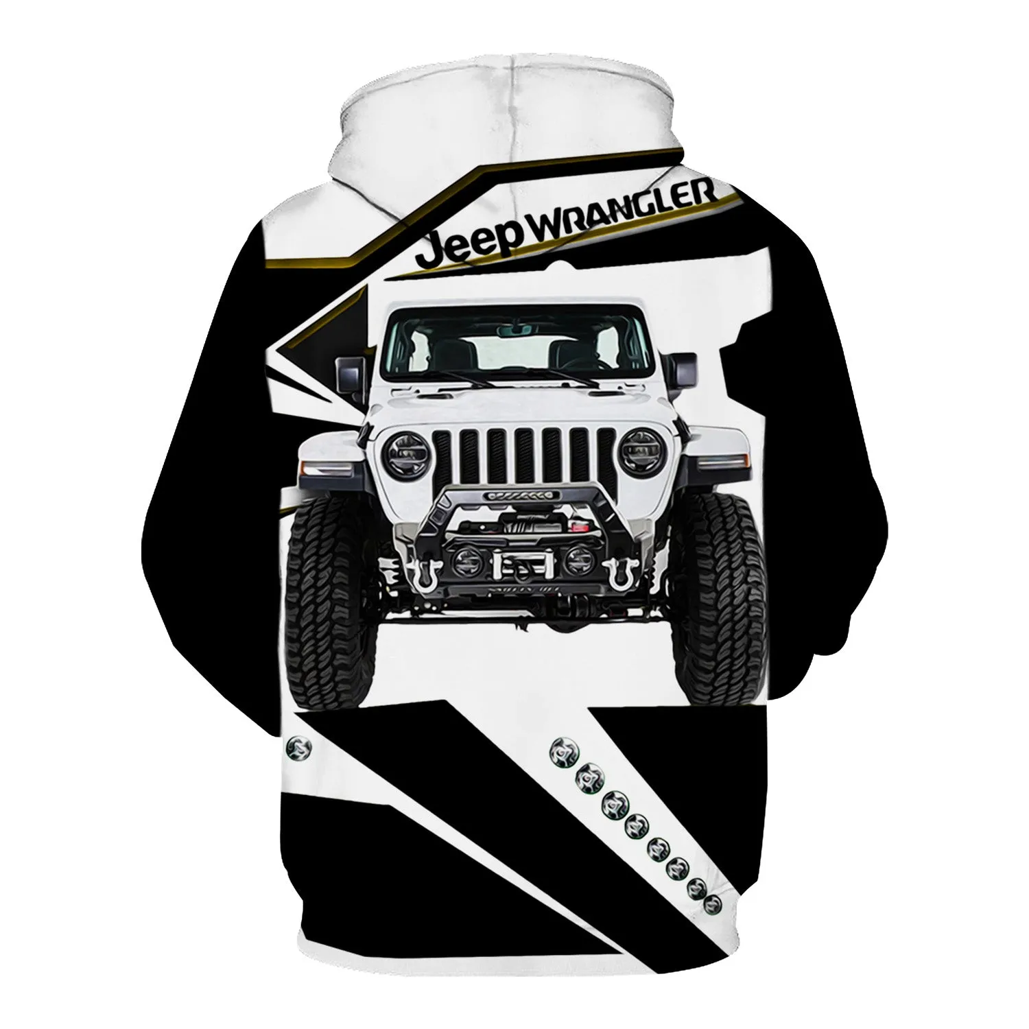 Jeep Wrangler White - Hoodie