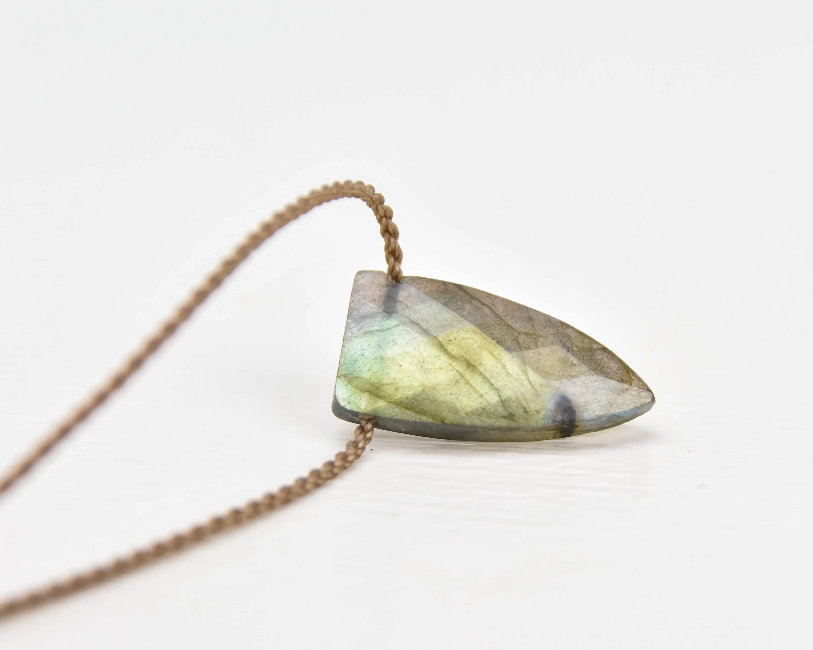 Labradorite - Pyramid Necklace