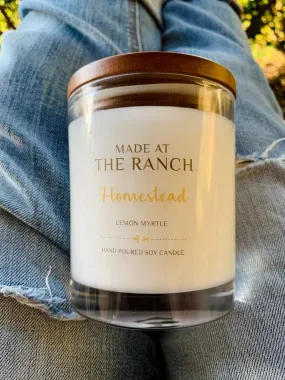 Made At The Ranch Candle- Lemon Myrtle