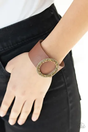 Paparazzi Accessories - RING Them In #B324 Case 2 - Brass Bracelet