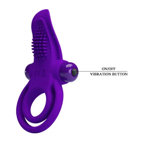 PRETTY LOVE POWER VIBRATING COCK RING