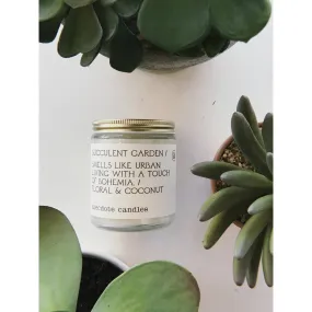 Succulent Garden Candle