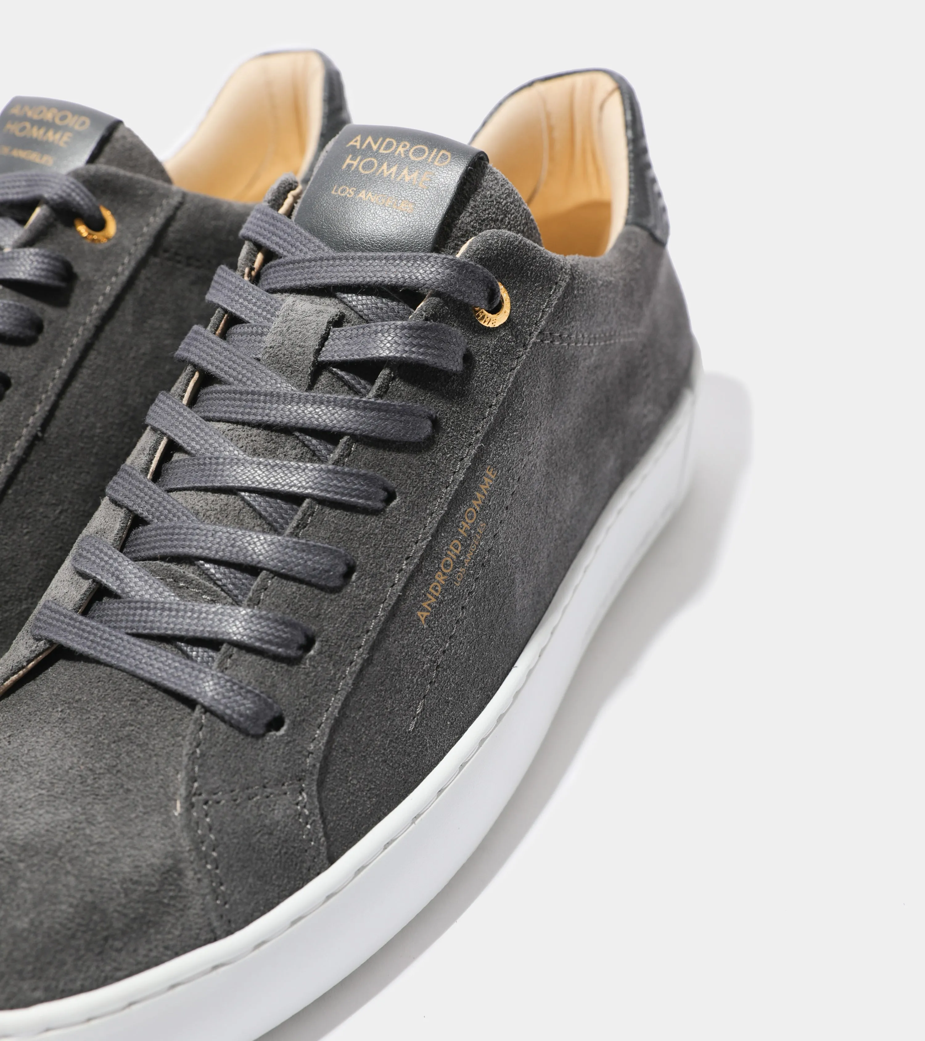 Zuma | Grey Suede Zig Zag Leather AHP234-32